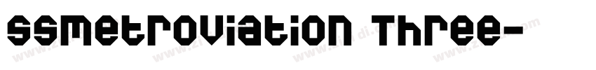 SSMetroviation Three字体转换